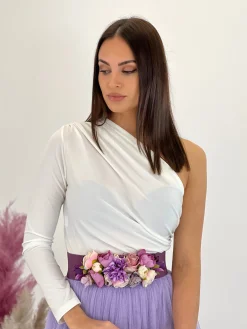 Body Asimétrico Frunces