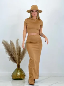 Conjunto falda tejido yoga