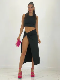 Conjunto top y falda Capri