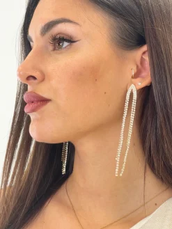 Pendientes arco pedrería