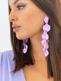 Pendientes pétalos cascada