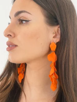 Pendientes pétalos cascada