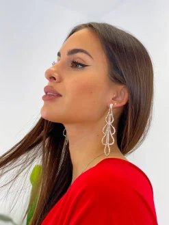 Pendientes árabe pedrería