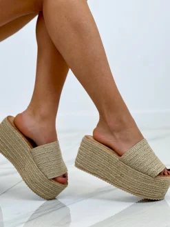 Sandalia plataforma plana Gaia