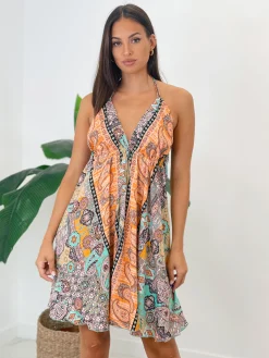 Vestido corto Boho Bali