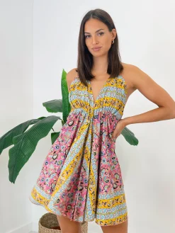 Vestido corto Boho Bali